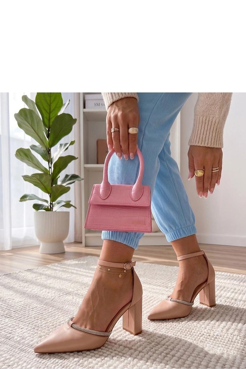  Pumps met dikke hak model 227733 Solea 