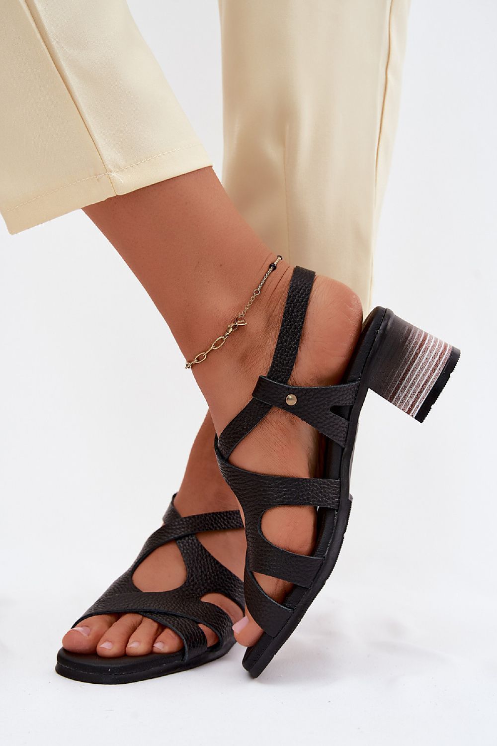  sandalen op hak model 227909 Step in style 