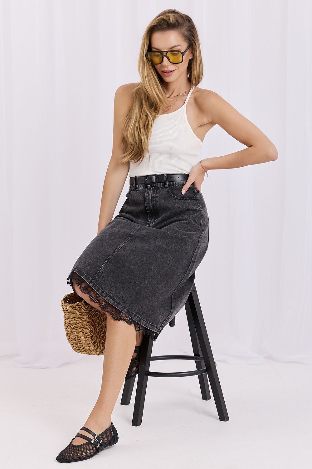  Jeansrok model 228023 Factory Price 