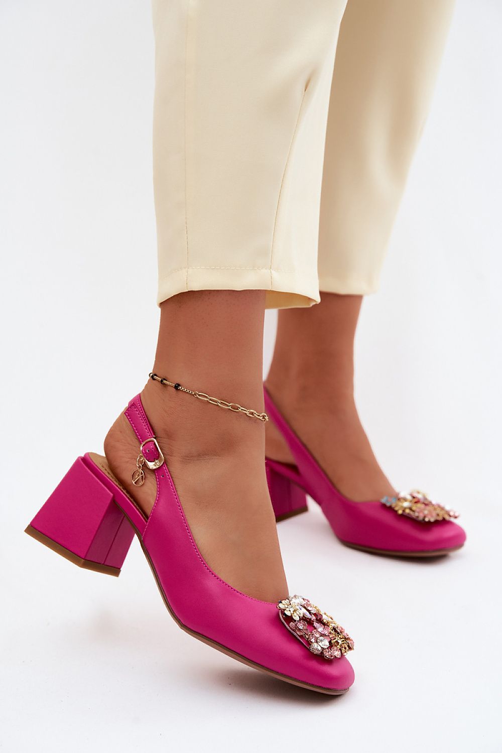  Pumps met dikke hak model 228406 Step in style 
