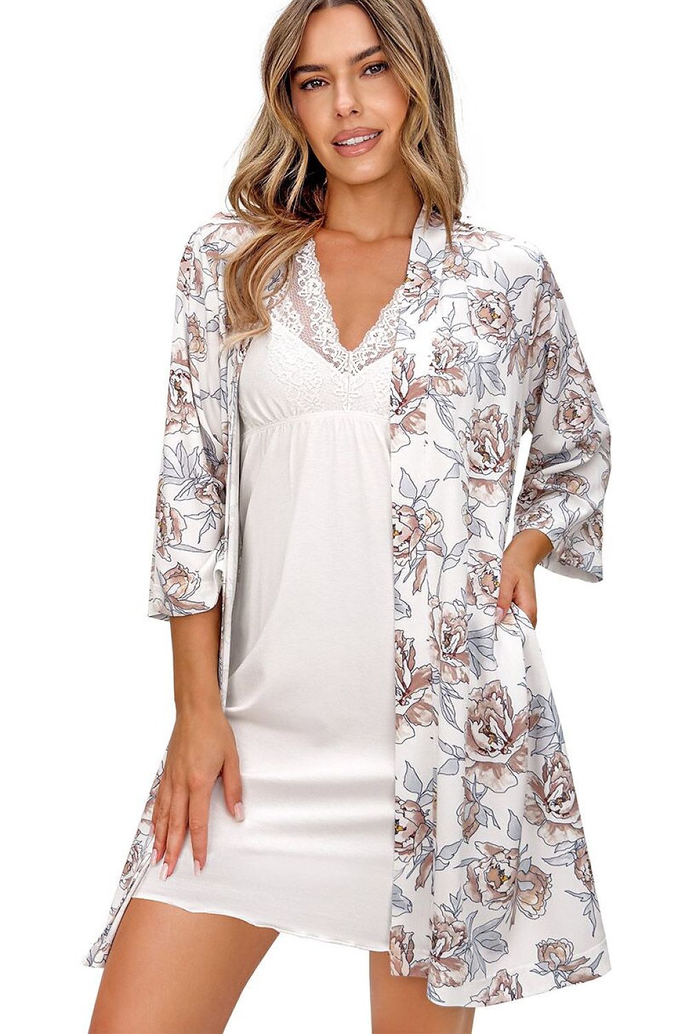  Korte ochtendjas model 228613 Donna 