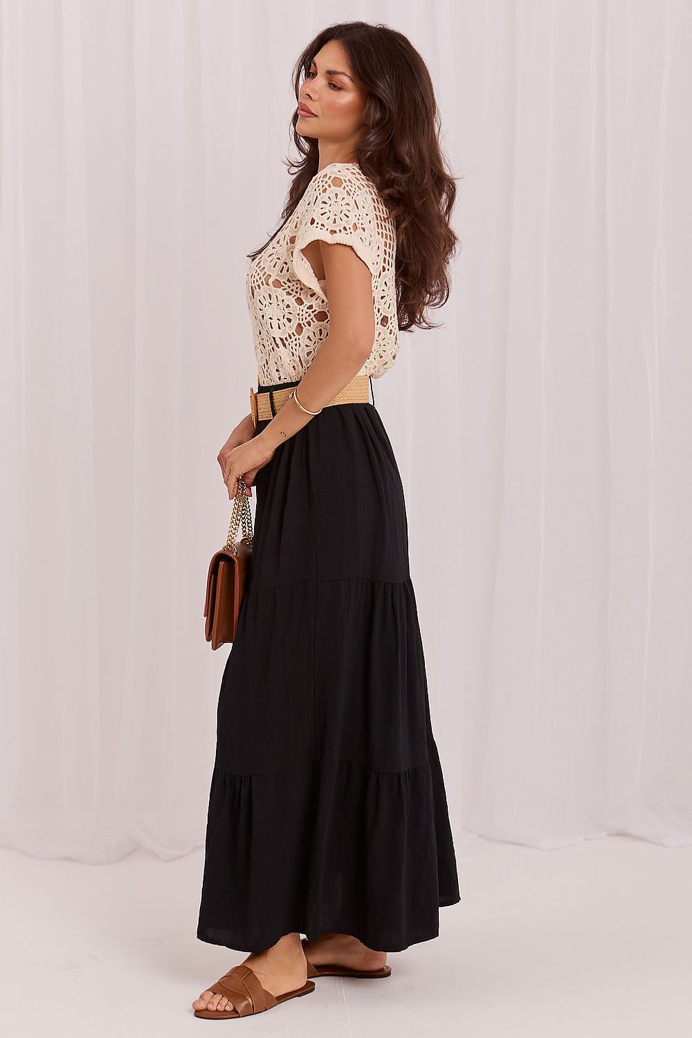  Lange rok model 229814 Italy Moda 