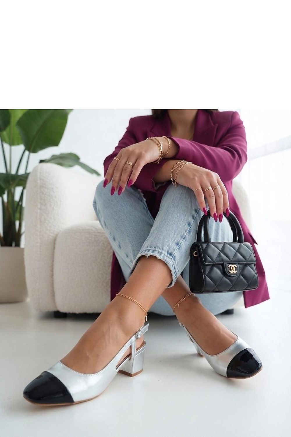  Pumps met dikke hak model 230485 Solea 