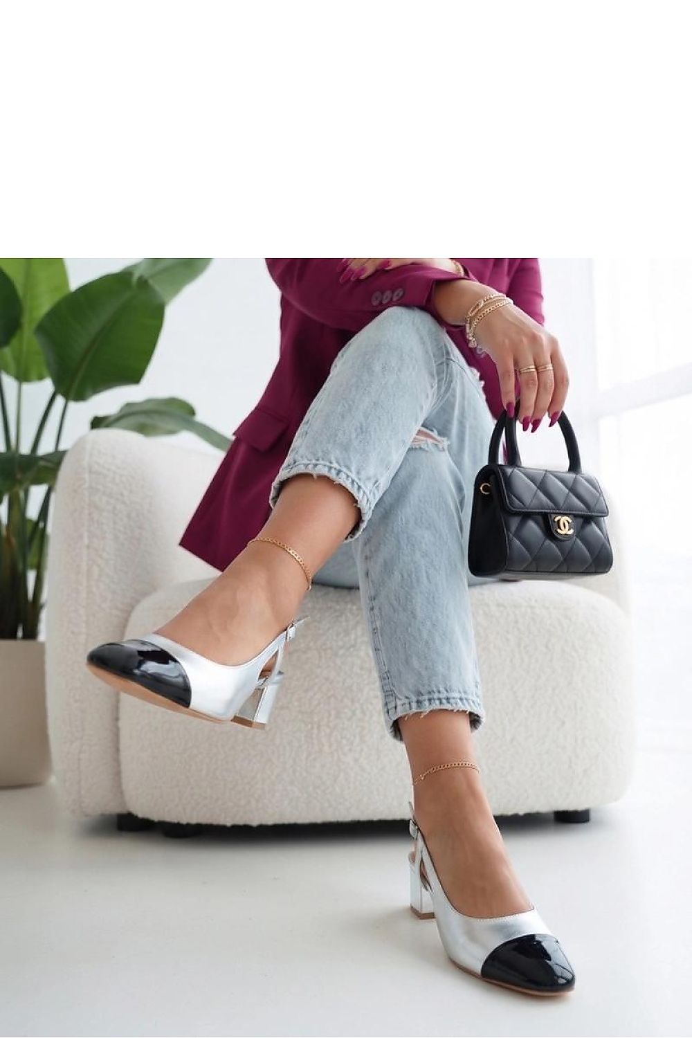  Pumps met dikke hak model 230485 Solea 