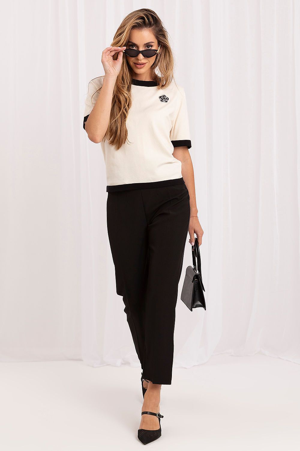  Trui met korte mouwen model 230900 Italy Moda 