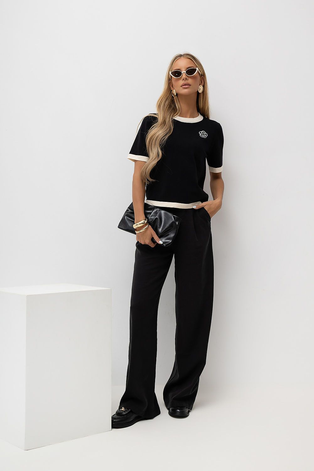  Trui met korte mouwen model 230901 Italy Moda 