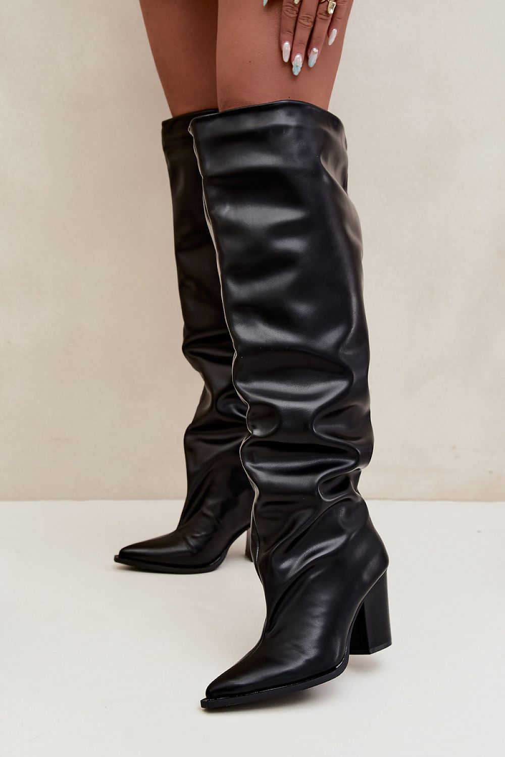  Laarzen met hoge hakken model 230946 Step in style 