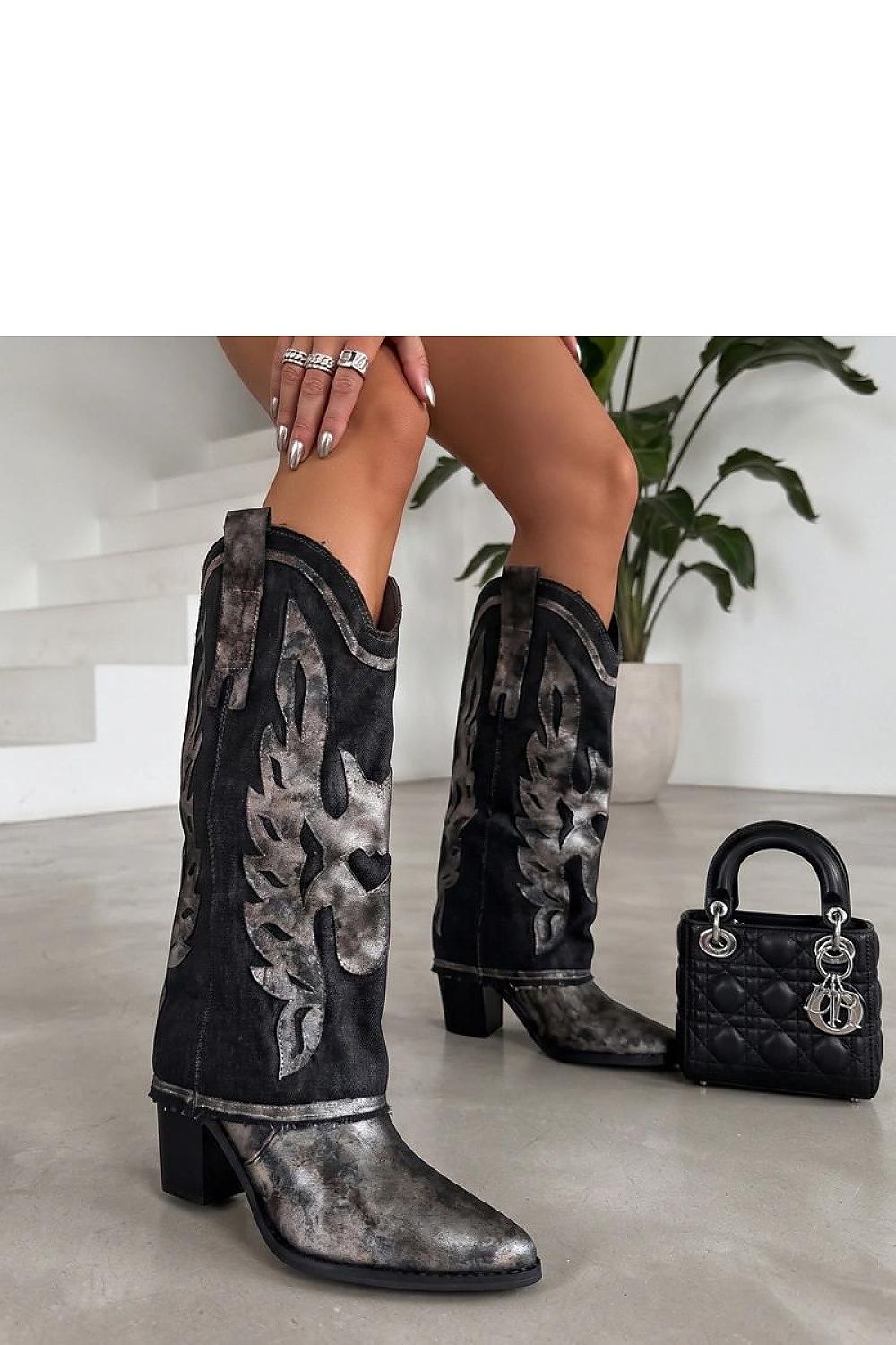  Laarsjes met hoge hak model 231295 Solea 
