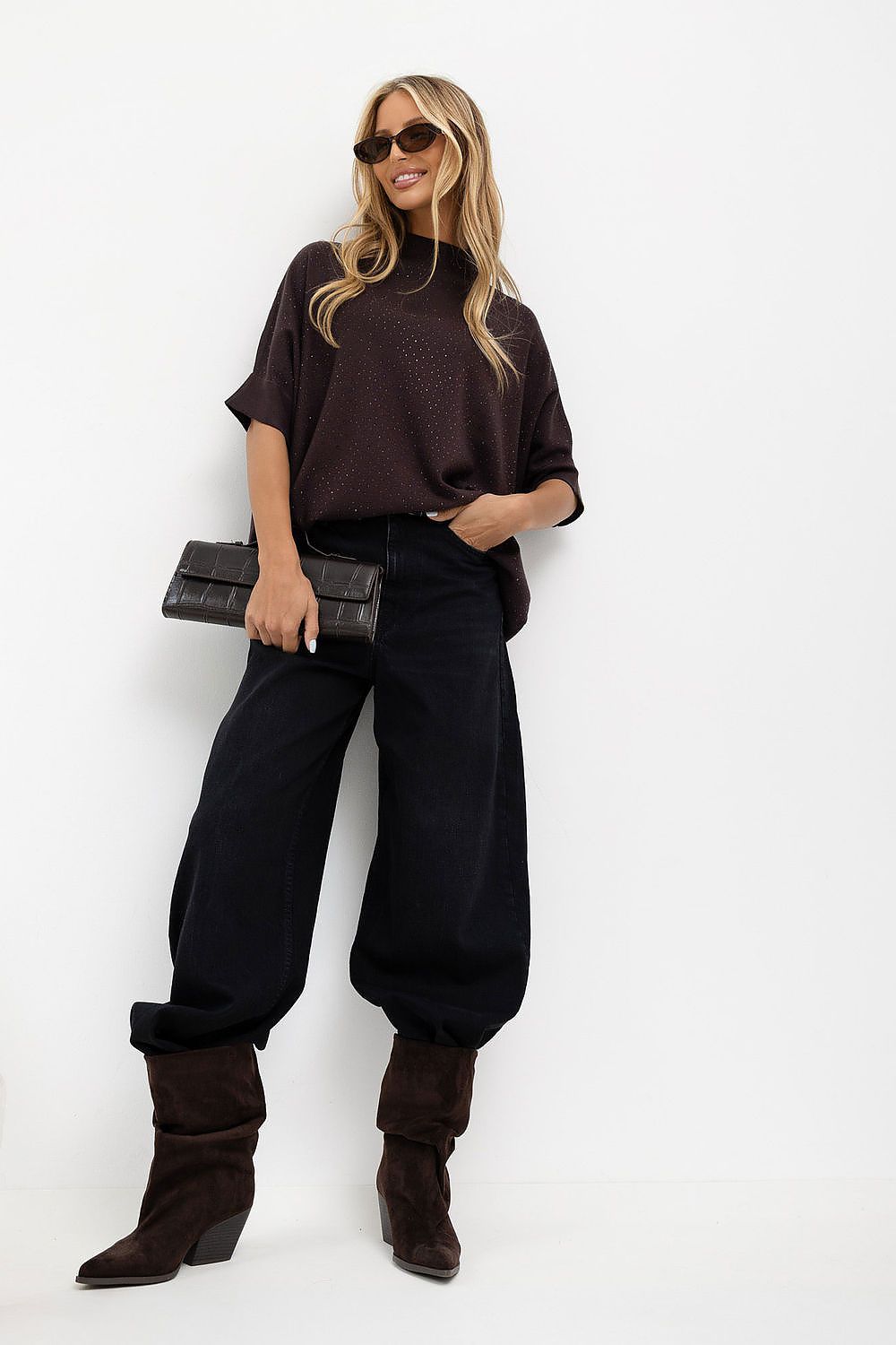  Trui met korte mouwen model 231504 Italy Moda 