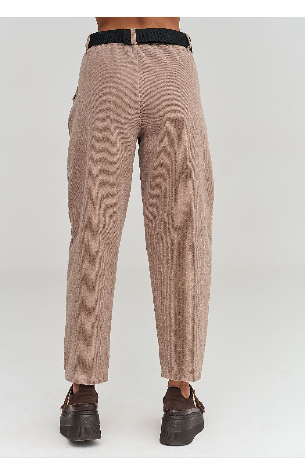  corduroy broek model 232015 Makadamia 