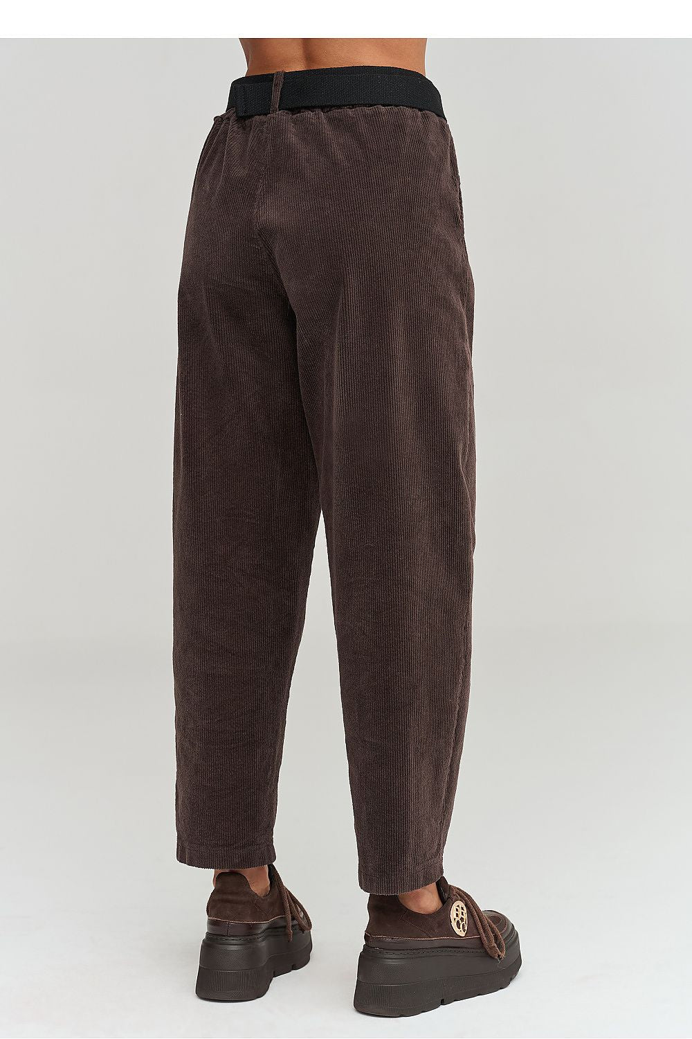  corduroy broek model 232016 Makadamia 