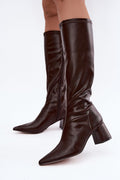 Laarzen met hoge hakken model 232113 Step in style 