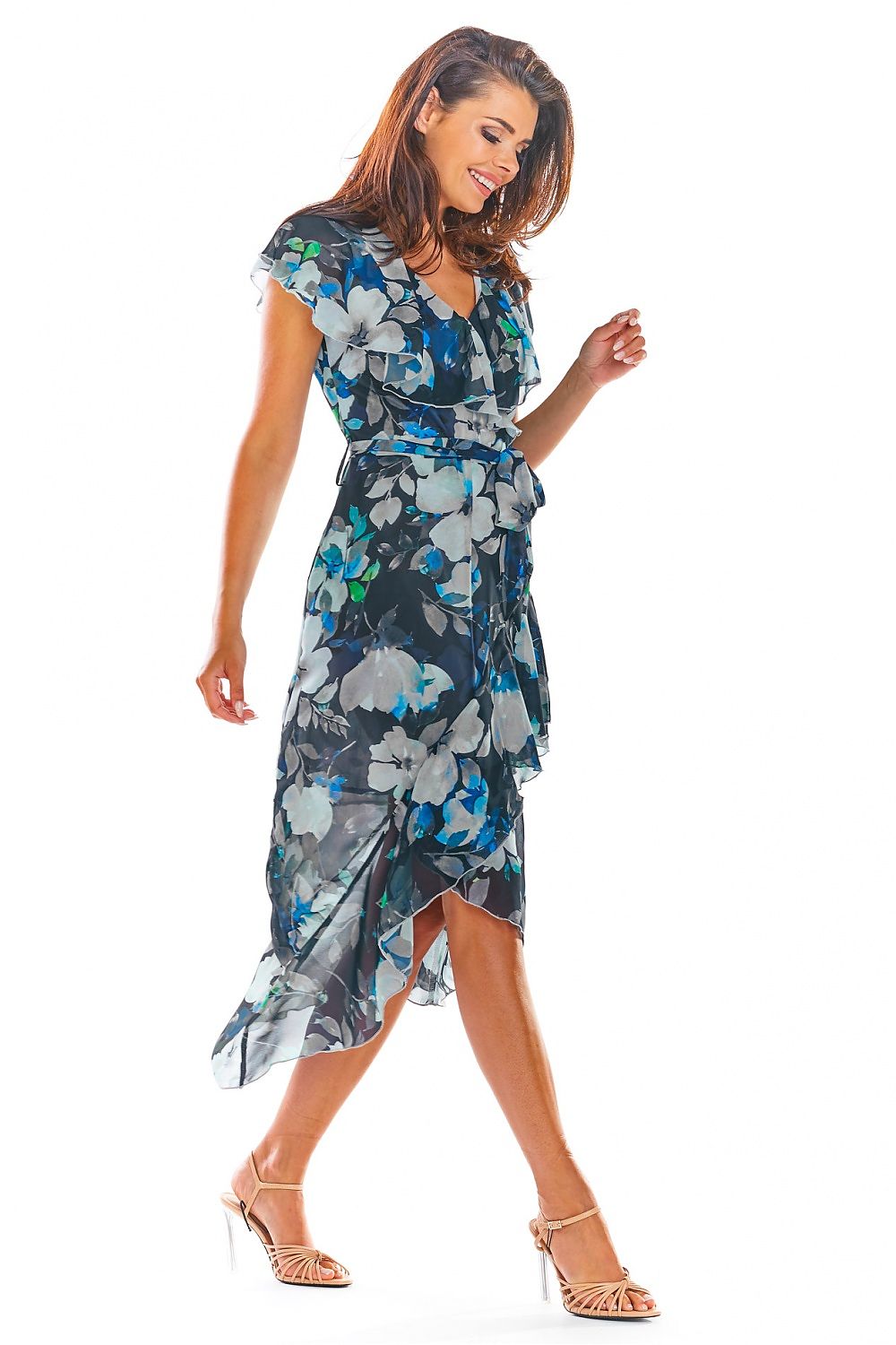  Formele jurk model 133674 awama 