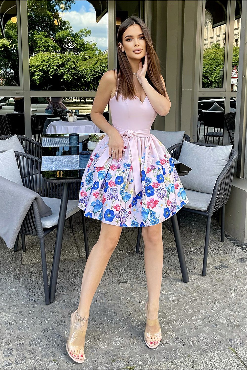  Cocktail jurk model 167550 Bicotone 